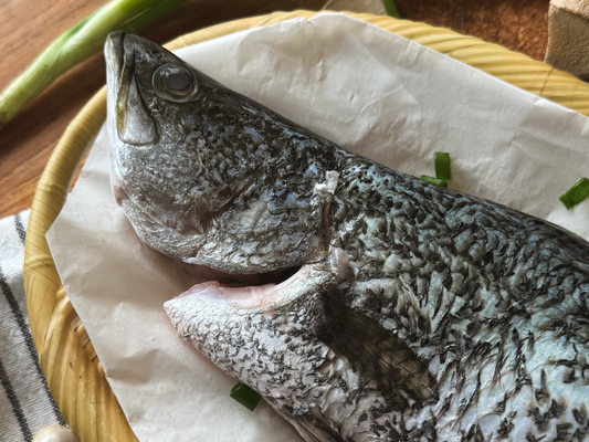 Fresh Local Whole Seabass (Cleaned, Gutted and Butterflied!) 本地金目鲈