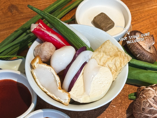 Ah Mah's Handmade Yong Tau Foo Set (8 Pcs w Soup Stock Cube Included!)