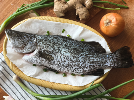 Fresh Local Whole Seabass (Cleaned, Gutted and Butterflied!) 本地金目鲈