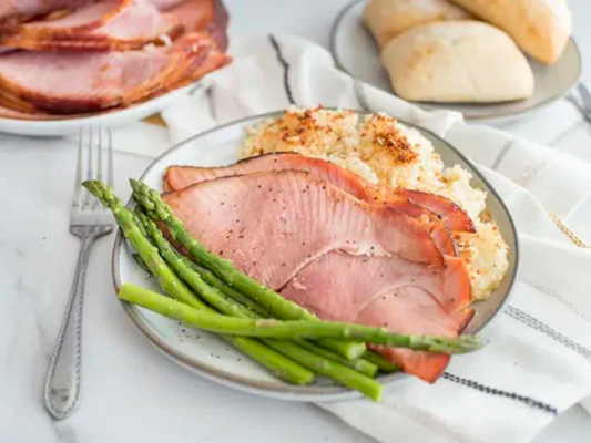 Handmade Natural Wood Smoked Ham (Sliced)