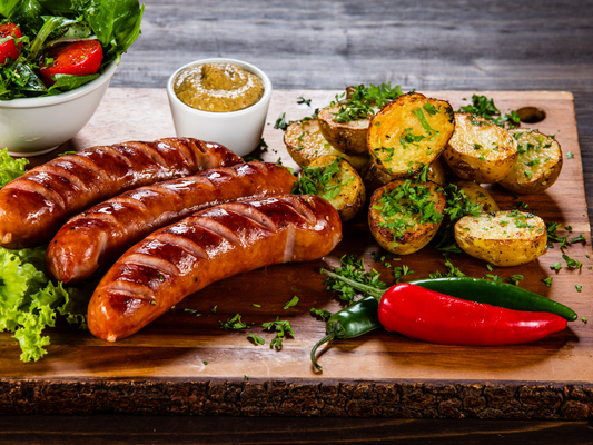 German-made Bockwurst