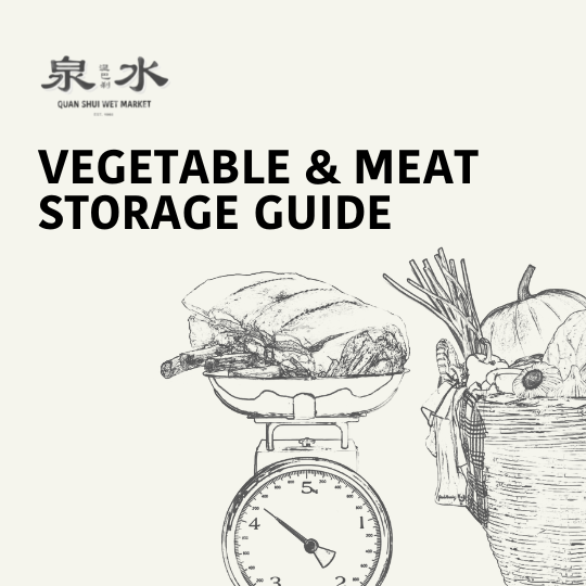 Quan Shui Wet Market: Vegetable & Meat Storage Guide