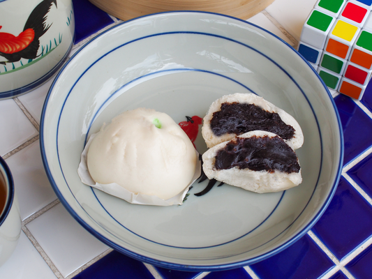 Quan Shui's Handmade Red Bean Bao (4 pieces) 泉水手工豆沙包