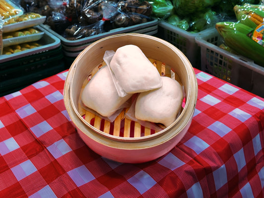 Quan Shui's Handmade Signature Pork Jowl Kong Bak Bao (4 pieces) 泉水招牌手工扣肉包