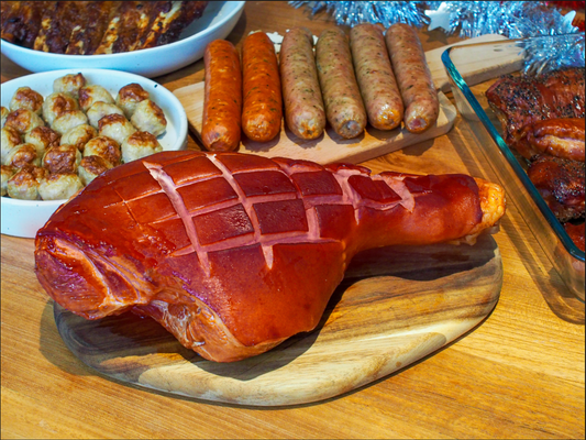 German Smoked Gammon Bone-in Ham 1.7kg